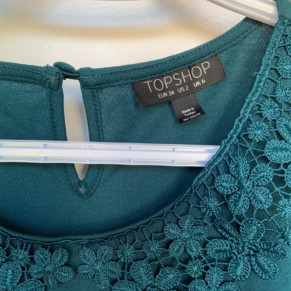 Topshop Sleeveless Blouse with Floral Detailing - Picture 3 of 6